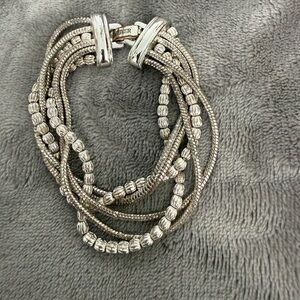 Napier Elegant Silver-toned Bracelet
